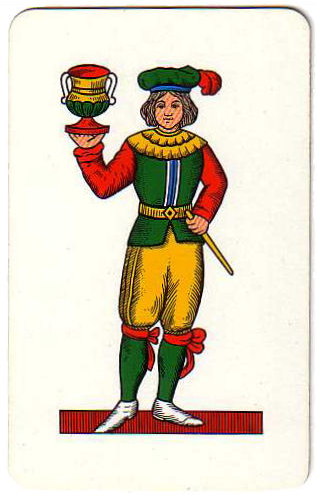 Fante di coppe carte napoletane