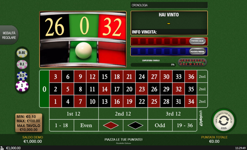 roulette online