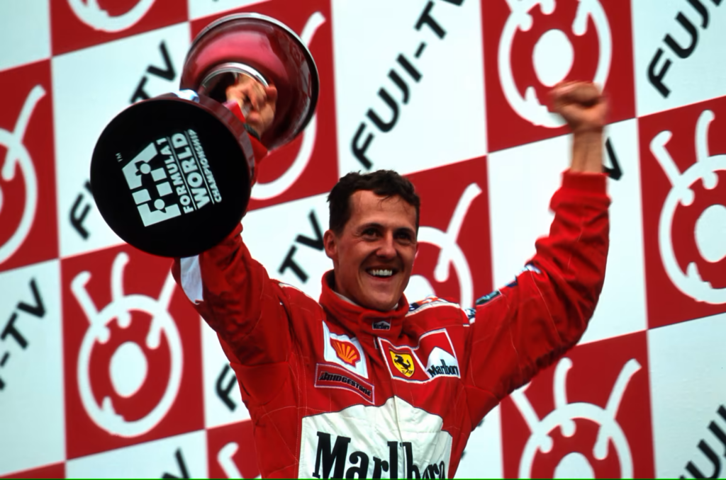 Michael Schumacher winning formula 1