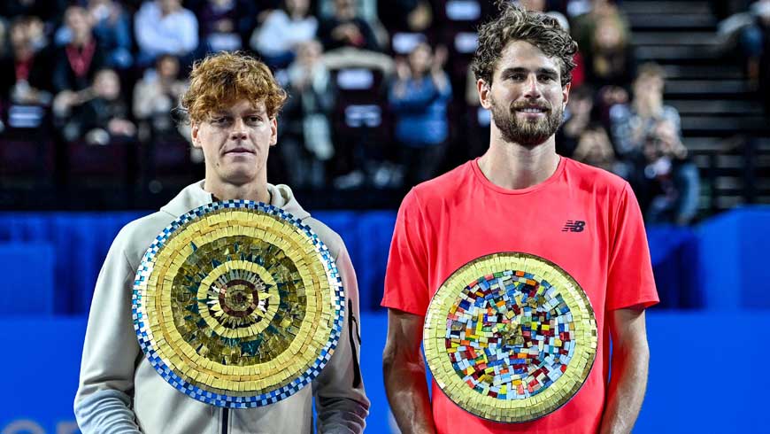 Jannik Sinner e Maxime Cressy Open Sud de France 2023