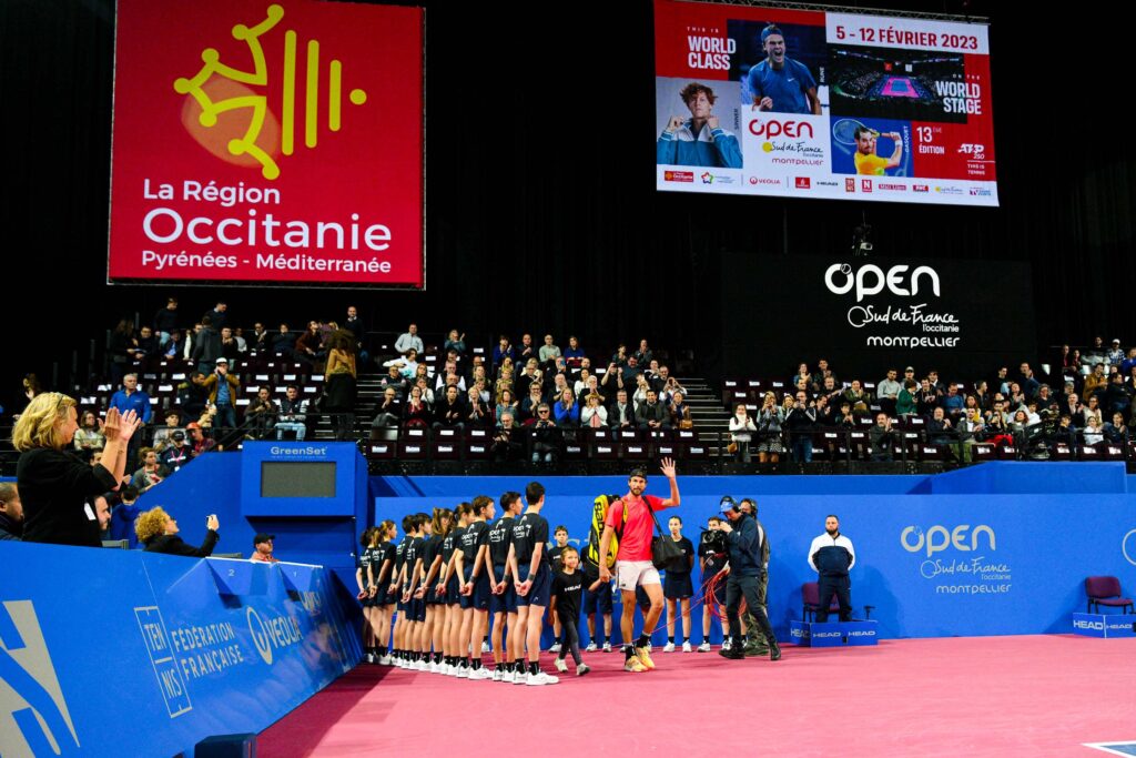 france-montpellier-open-sud-de-france-player-entrance