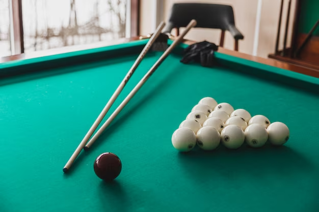 russian-billiard-table-with-balls-cue-sticks
