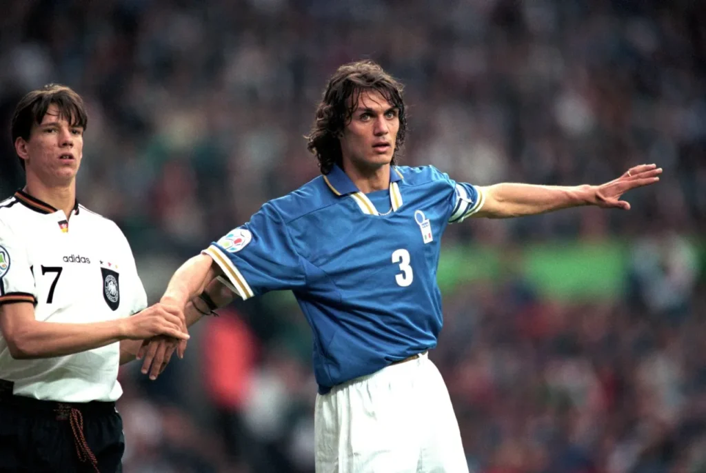 Paolo-Maldini-Under-21-italiana La carriera in Nazionale