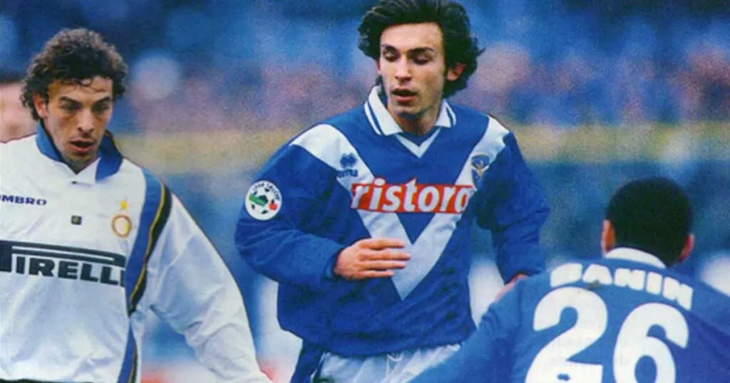 O início de Andrea Pirlo no Brescia