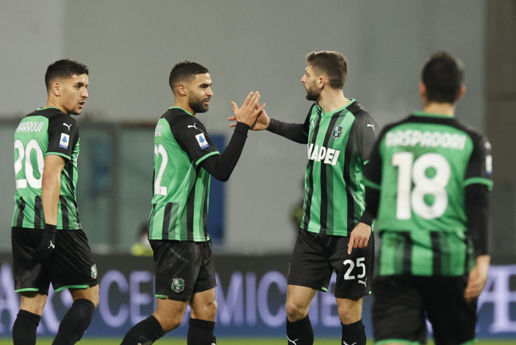 Domenico-Berardi-Gregoire-Defrel Serie A Highlights Sassuolo 1-1 Genoa - Football Italia
